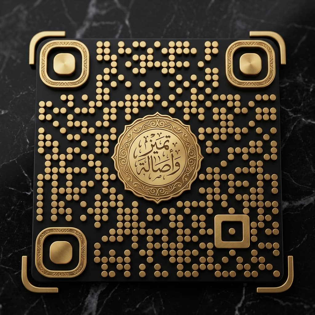 Premium Gold Luxury QR