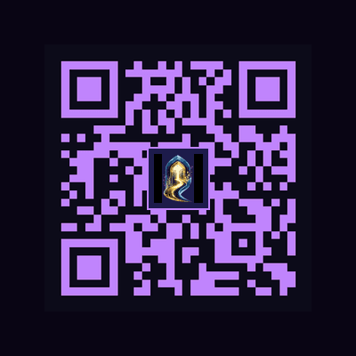 Futuristic Cyberpunk QR